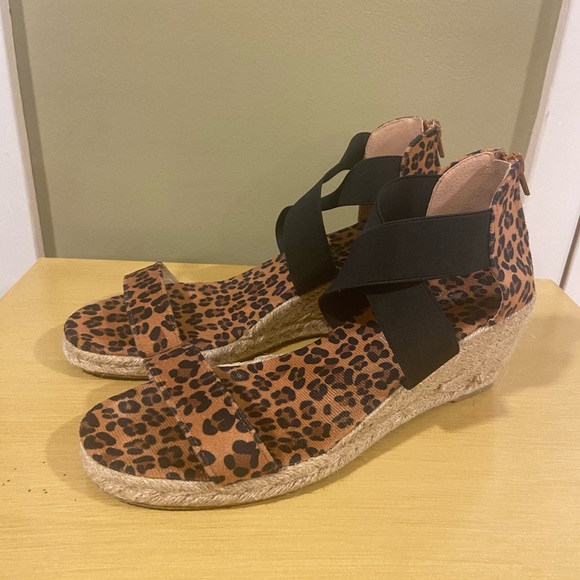 Shoes - Animal print espadrilles